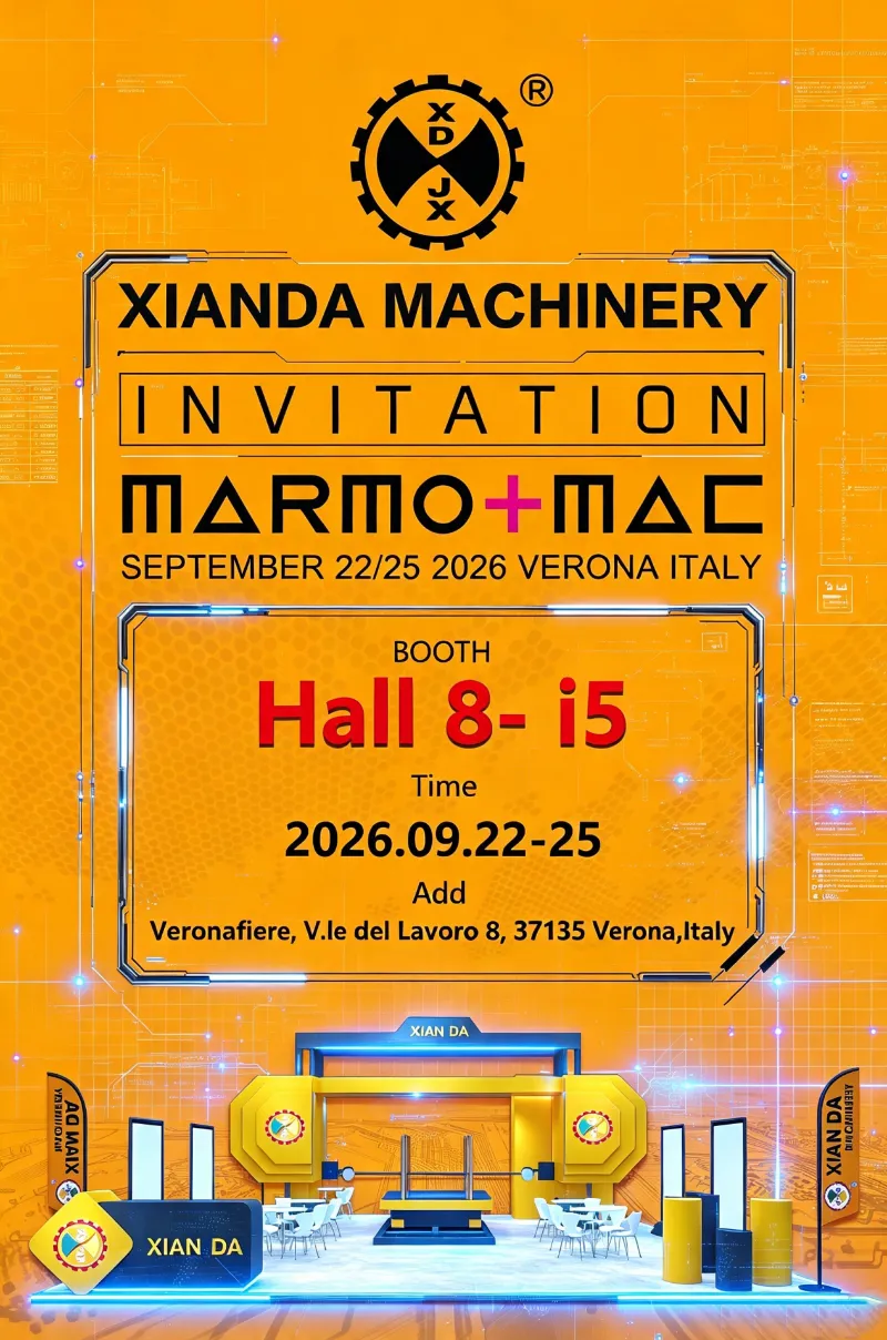 XIANDA MACHINERY на выставке Marmomac 2026 XIANDA MACHINERY на выставке Marmomac 2026
